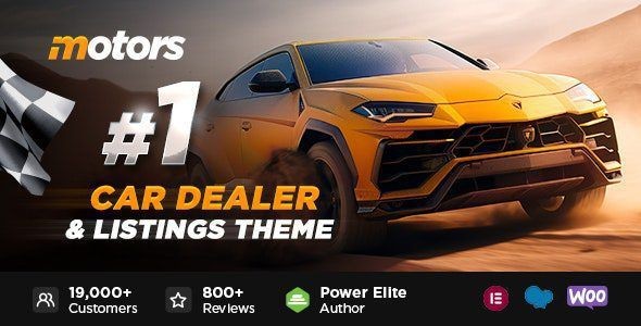 Motors 5.6.5 Nulled - Car Dealer, Rental & Listing WordPress theme