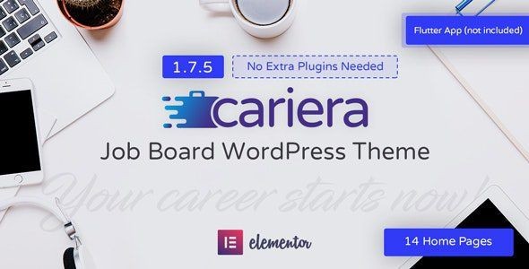 Cariera 1.7.5 Nulled - Job Board WordPress Theme